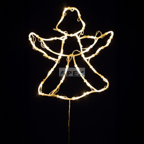 HOME KID501WW angyal ablakdísz, 35 db melegfehér LED, időzítő, kül- és beltéri kivitel