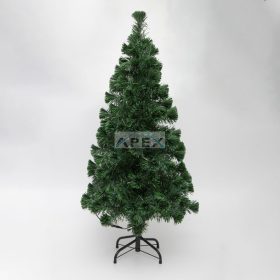   HOME KIX120LED LED-es műfenyő, 120 cm, optikai szálas, folyamatos színváltás, műanyag talp, hálózati tápellátás, beltéri kivitel