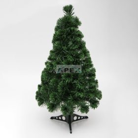   HOME KIX80LED LED-es műfenyő, 80 cm, optikai szálas, folyamatos színváltás, műanyag talp, hálózati tápellátás, beltéri kivitel