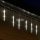 HOME KJL288 jégcsap fényfüzér, 3,5m hosszú, 288db hidegfehér SMD LED, 8db jégcsap/36db LED, hálózati adapter, kül- és beltéri kivitel