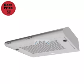  Home KPE 6020S konyhai páraelszívó TORNADO, három sebességfokozat, légszállítás: 200 m3/h, 38 W, 60 cm, rozsdamentes acél
