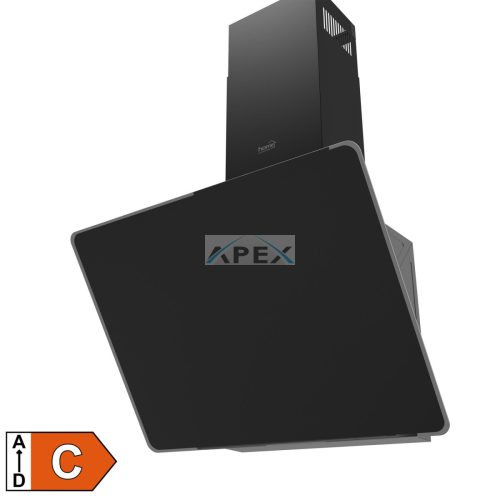 Home KPE 6039G konyhai páraelszívó CYCLONE, érintésvezérlés + kézmozgással vezérlés, három sebességfokozat, légszállítás: 390 m3/h, 105 W,  60 cm