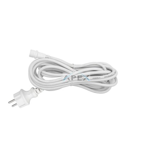 HOME KSHW5 hálózati csatlakozókábel, 5 m, fehér, kül- és beltéri kivitel