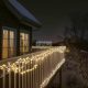 HOME KSIW100WW sorolható fényfüzér, 10 méter , 100db melegfehér LED, fehér vezeték, kül- és beltéri kivitel
