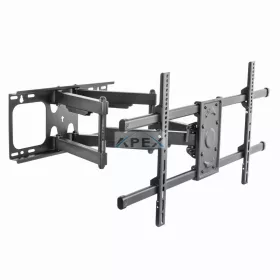   Home LCDH 31 LCD/LED TV fali tartó, 37” - 90” képernyőméretig, max. 75 kg teherbírás, teljesen mozgatható, fali rögzítő elemek tartozékok