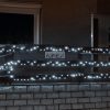 Home LED 208C/WH LED-es fényfüzér, 14 m / 200 db hidegfehér LED, 8 fényprogram, zöld vezeték, hálózati adapter, kül- és beltéri kivitel