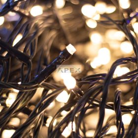   Home LED248WW LED fényfüzér, 240db melegfehér LED, 23,9m hosszúságú, 8 program időzítővel, zöld vezeték, adapteres tápellátás, kül- és beltéri kivitel