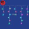 iSparkle LEDS108IV-1 LED-es fényfüggöny, 3 m / 108 db RGB LED, applikációval vezérelhető, smart, kül- és beltéri kivitel