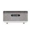 HOME LTCR06 multimédia lejátszó és ébresztőóra, 2x5 Watt, Qi telefontöltés, Bluetooth TWS, FM rádió, LED kijelző, beépített akkumulátor