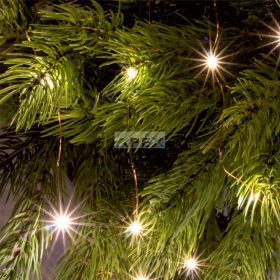   Home ML26WW micro LED fényfüzér, beltéri kivitel, 20 db melegfehér micro LED, 1,9 m füzérhossz, elemes