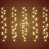 Home MLF 300/WW micro LED-es cluster fényfüggöny, 3x0,5 m / 300 db melegfehér micro LED, 8 fényprogram, távirányító, hálózati adapter, kül- és beltéri kivitel