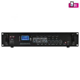   SAL MPA 120BT multimédiás keverő erősítő, 120 W, 6 csatorna, BT, FM rádió, USB/SD, EQ