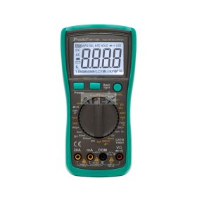   Pro’skit MT-1280 professzionális multiméter, AC/DC áram, feszültség, ellenállás, frekvencia, kapacitás, hőmérséklet, dióda, tranzisztor mérése