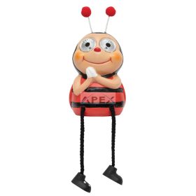   Home MX645 napelemes kerti lámpa, katica forma, 2 db hidegfehér LED, políresin, 40 mAh akkumulátor (NiMH), kültéri, beltéri