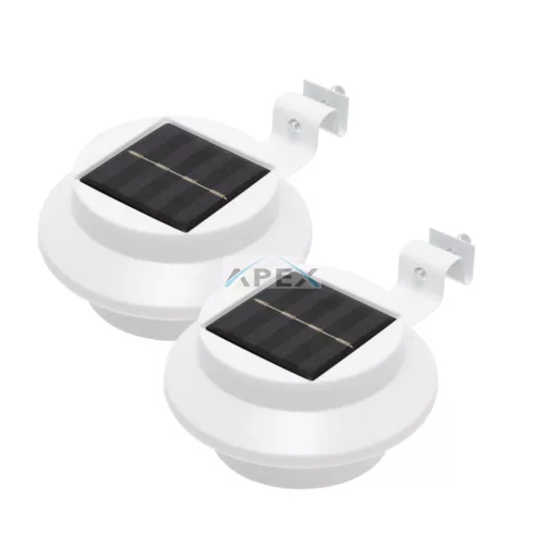 HOME MX652SET napelemes kerti lámpa, 3 db  melegfehér LED, 2db/doboz, cserélhető akkumulátor, műanyag