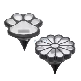   HOME MX674 napelemes kerti lámpa, tappancs, virág, 12db/display, 1db melegfehér LED, beépített akkumulátor