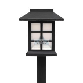   Home MX716 napelemes kerti lámpa, 12db-os display, műanyag, 1 db hidegfehér LED, kültéri, beltéri