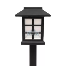   Home MX716 napelemes kerti lámpa, 12db-os display, műanyag, 1 db hidegfehér LED, kültéri, beltéri
