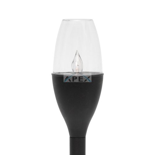 Home MX717 napelemes kerti lámpa, 12db-os display, műanyag, 2 db hidegfehér LED, kültéri, beltéri