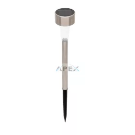   HOME MX843 napelemes kerti lámpa, fém, 1 db melegfehér LED, 24db/display, cserélhető AAA akkumulátor