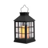 Home MXLTN1 napelemes lámpás, 1db melegfehér LED, valósághű lángeffekt, akkumulátor, 6db-os display