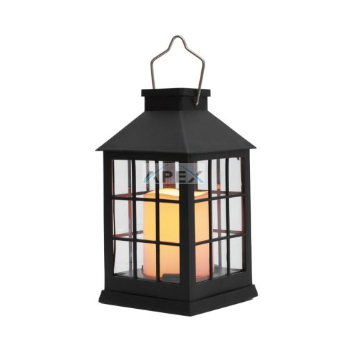 Home MXLTN1 napelemes lámpás, 1db melegfehér LED, valósághű lángeffekt, akkumulátor, 6db-os display