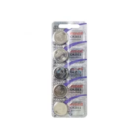 Maxell CR2032 gombelem, lítium, 3V, 5 db/csomag