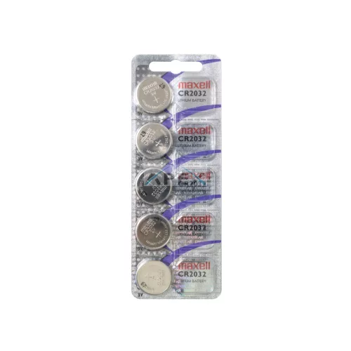 Maxell CR2032 gombelem, lítium, 3V, 5 db/csomag