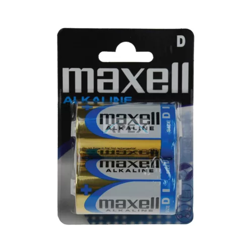 Maxell LR20 D elem, alkáli, góliát, 1,5V, 2 db/csomag