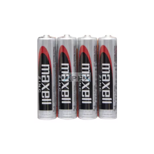 Maxell R03 AAA elem, féltartós, mini ceruza, 1,5V, 4 db/csomag