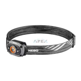   NEBO NEB-HLP-0023-H MYCRO 450 fejlámpa, 450 lumen, IPX4 víz- és ütésálló, akkumulátoros tápellátás