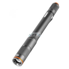   NEBO NEB-POC-0007-G Columbo 150 zseblámpa, 150 lm - 45 lm, IP67, 4x zoom, acél zsebcsipesz