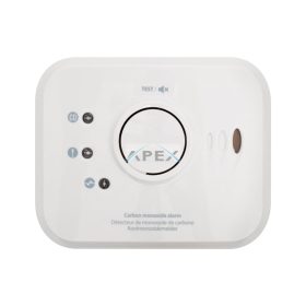   FireAngel NM-CO-10X-INT szén-monoxid vészjelző, beépített, nem cserélhető lítium elem, 10 év várható üzemidő, W2-modulal hálózatba kapcsolható, fehér