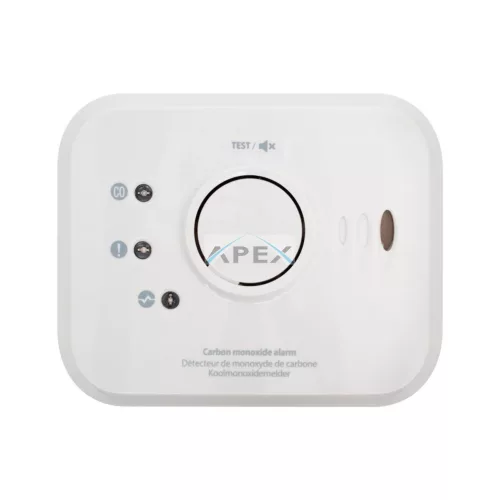 FireAngel NM-CO-10X-INT szén-monoxid vészjelző, beépített, nem cserélhető lítium elem, 10 év várható üzemidő, W2-modulal hálózatba kapcsolható, fehér