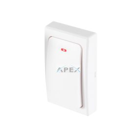   Home NVKP 01 elem nélküli távkapcsoló, csengők és hálózati kapcsolók bővítéséhez, 120 m hatótáv, víznek fokozottan ellenálló, kinetikus energia