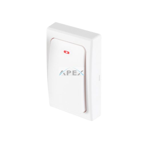 Home NVKP 01 elem nélküli távkapcsoló, csengők és hálózati kapcsolók bővítéséhez, 120 m hatótáv, víznek fokozottan ellenálló, kinetikus energia