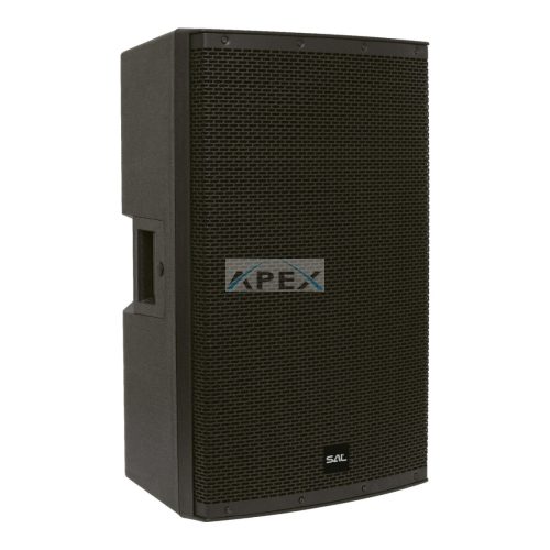 SAL PAP43BT professzionális hangdoboz, 38cm mélysugárzó, ma. 1200 W, aktív zenekari hangdoboz, Bluetooth, MP3, USB, SD, multimédia lejátszó, digitális kijelző