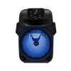 SAL PAR20BTC party hangdoboz, 2-utas hangrendszer, bass-reflex mélysugárzó, Bluetooth, FM rádió, digitális kijelző, LED fényeffekt