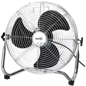   Home PVR 50 padlóventilátor, 120 W, 3 fokozat, 50 cm-es lapátátmérő, állítható fejdőlésszög, fém lapátok, fém rács