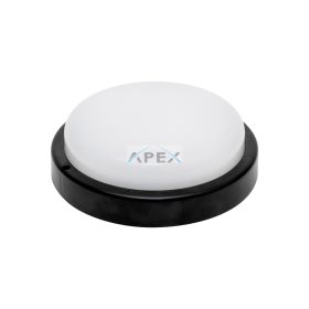   HOME RCC18LEDBK LED-es fali/mennyezeti lámpa, kör alakú, fekete, 18 W, 4000K, 1200 lumen, IP54, kül- és beltéri kivitel