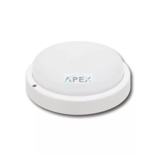 HOME RCC18LEDWH LED-es fali/mennyezeti lámpa, kör alakú, fekete, 18 W, 4000K, 1200 lumen, IP54, kül- és beltéri kivitel