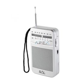   SAL RPC 4 zsebrádió, 2 sávos AM-FM rádió, nagyérzékenységű vétel