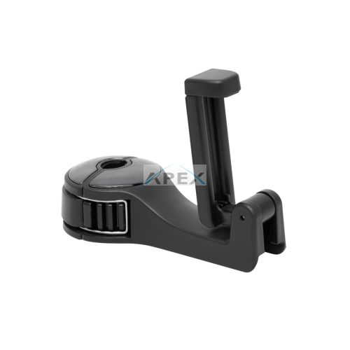 SAL SA 062 autós telefontartó, 2in1, mobiltartó, csomagakasztó, fejtámla rúd rögzítés, 10 - 16 mm, 4 - 10 kg terhelés