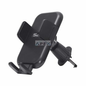   SAL SA063 autós mobiltartó, kb. 55 - 95 mm, félautomata, szellőzőre, egykezes, szilikon felület, forgatható, billenthető