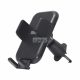 SAL SA063 autós mobiltartó, kb. 55 - 95 mm, félautomata, szellőzőre, egykezes, szilikon felület, forgatható, billenthető