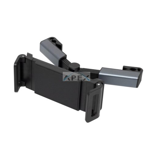 SAL SA066 autós mobiltartó, mobiltelefonhoz, táblagéphez, 4.7-12.9” képátlóig, hátsó utasok számára, fejtámlára szerelhető