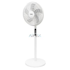   HOME SF16C álló ventilátor, 50 W, 40 cm lapátátmérő, 3 fokozat, oszcillálás funkció, fehér