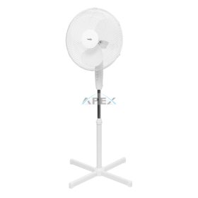   Home SF40WH állóventilátor, 45 W, 40cm-es lapátátmérő, 3 sebességfokozat, oszcillálás, állítható fejdőlésszög, fehér színű