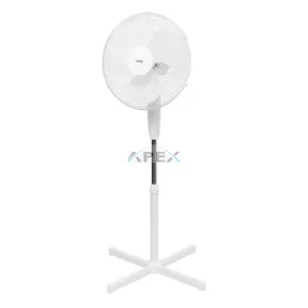   Home SF40WH állóventilátor, 45 W, 40cm-es lapátátmérő, 3 sebességfokozat, oszcillálás, állítható fejdőlésszög, fehér színű