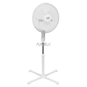   HOME SF42WH álló ventilátor, 45 W teljesítmény, 3 fokozat, oszcillálás, 40 cm-es lapátátmérő, fehér színű